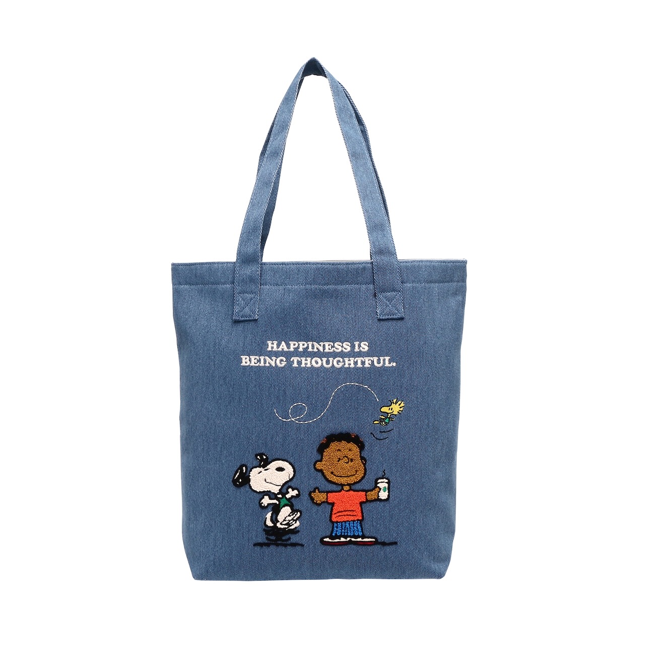 トートバッグ ブルー PEANUTS Franklin