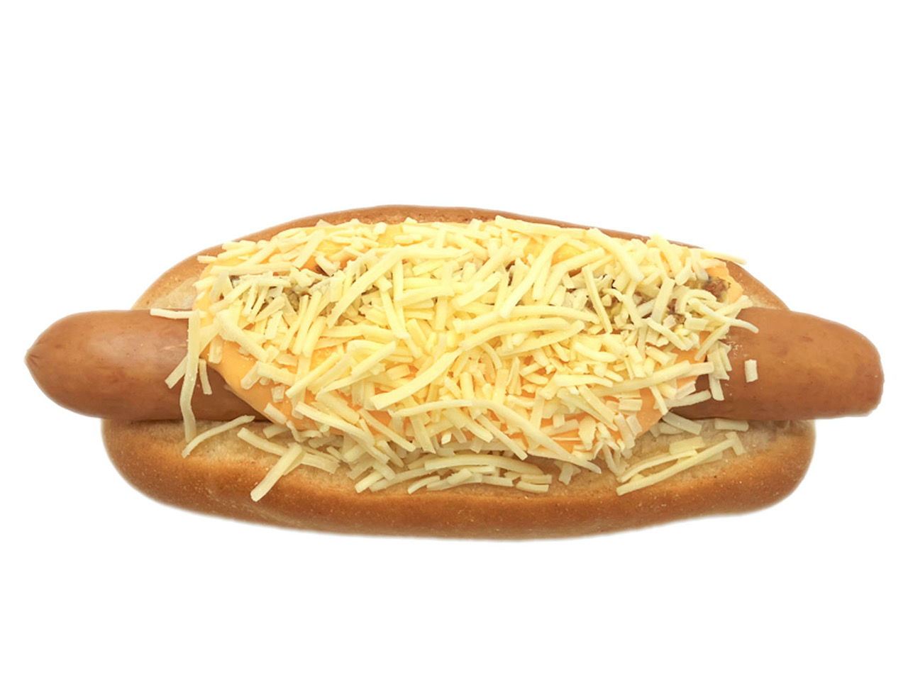 ジューシーなソーセージと、コクのあるチーズソースを組み合わせたホットドッグです。
