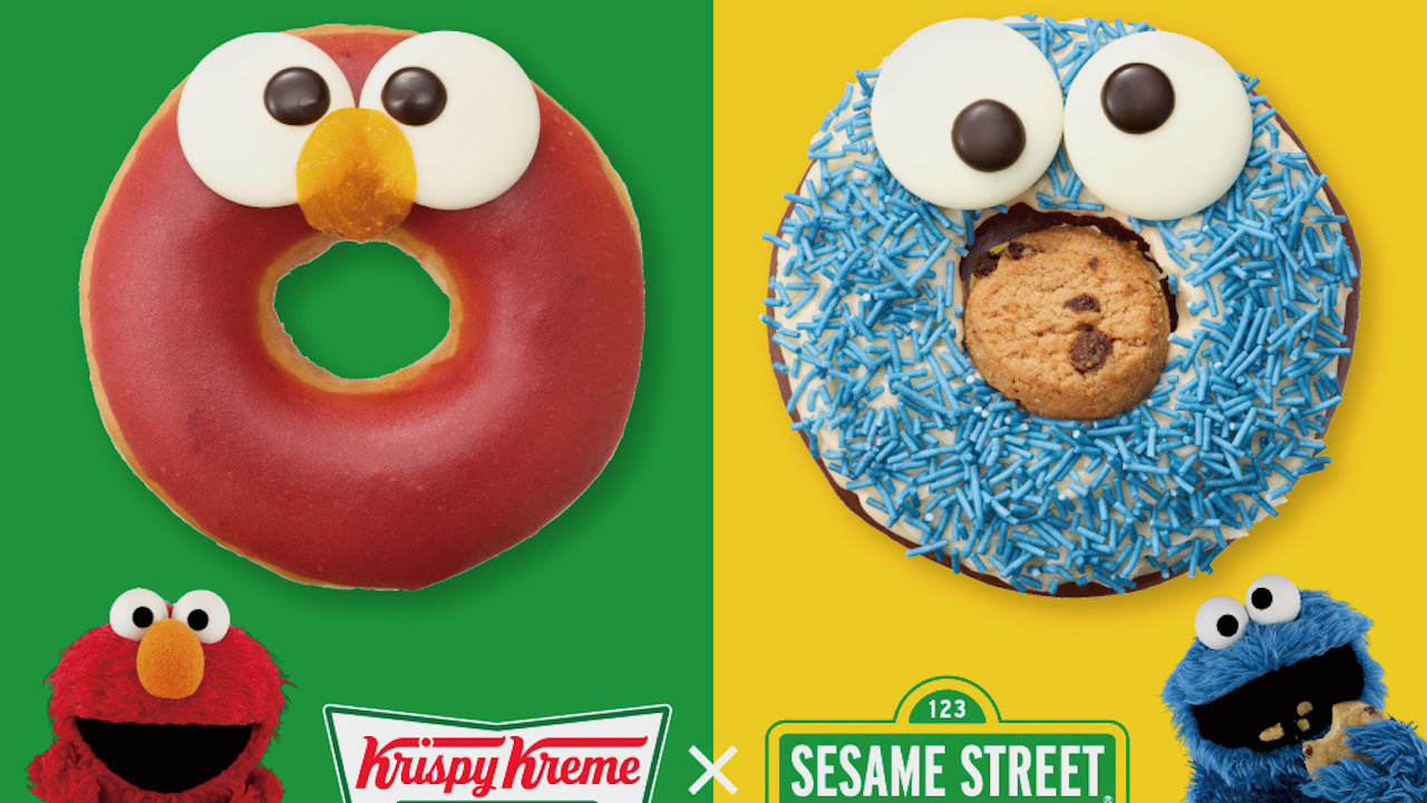 エルモとクッキーモンスターが変身! セサミストリートコラボ第2弾『HAPPY SWEET SESAME STREET』4/19より #クリスピークリームドーナツ