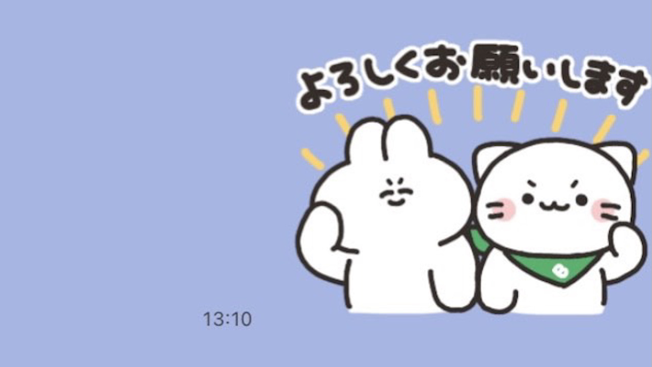 期間限定で「口の悪いうさちゃん」が動くLINEスタンプが無料でもらえるよ!!