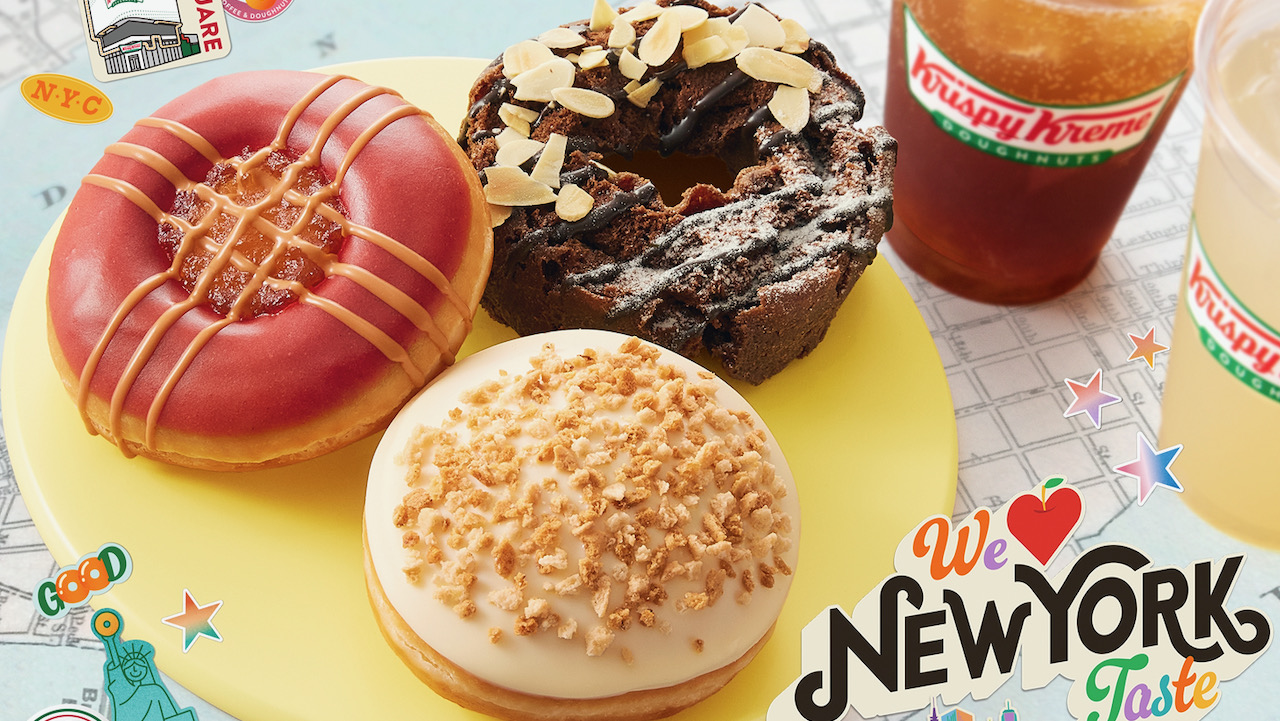 NYチーズケーキ×アップルパイ×ブラウニー! ニューヨークの人気スイーツで旅気分! 『We Love New York Taste』6/1より #クリスピークリームドーナツ