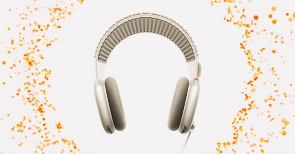 第2世代「AirPods Max」が「Apple Vision Pro」連携・ハイレゾ対応・H2チップ搭載…という設定のCG