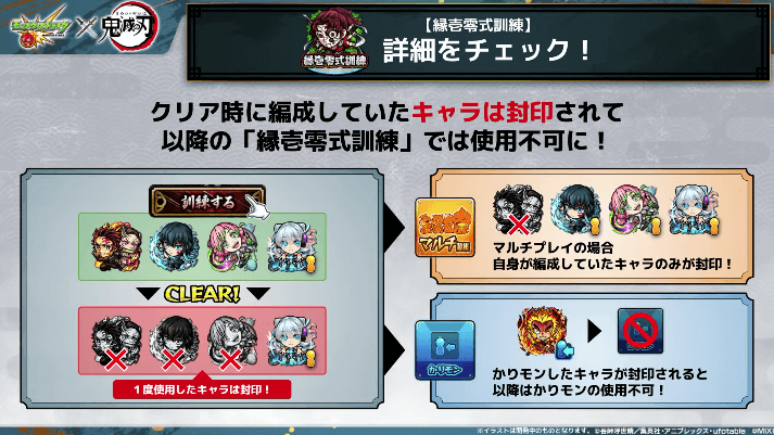 32クリア時に編成していたキャラは封印されて使用不可に!