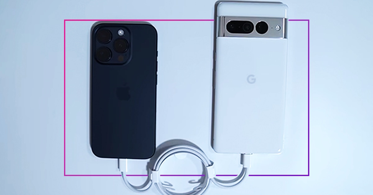 驚き！「iPhone 15 Pro」と「Pixel 7 Pro」をUSB-Cケーブルで繋ぐと…【実機検証】