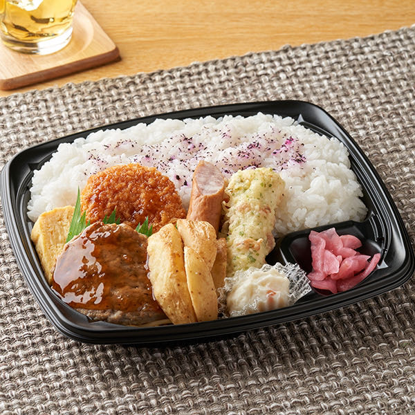 大盛ごはん！10品目のミックス弁当