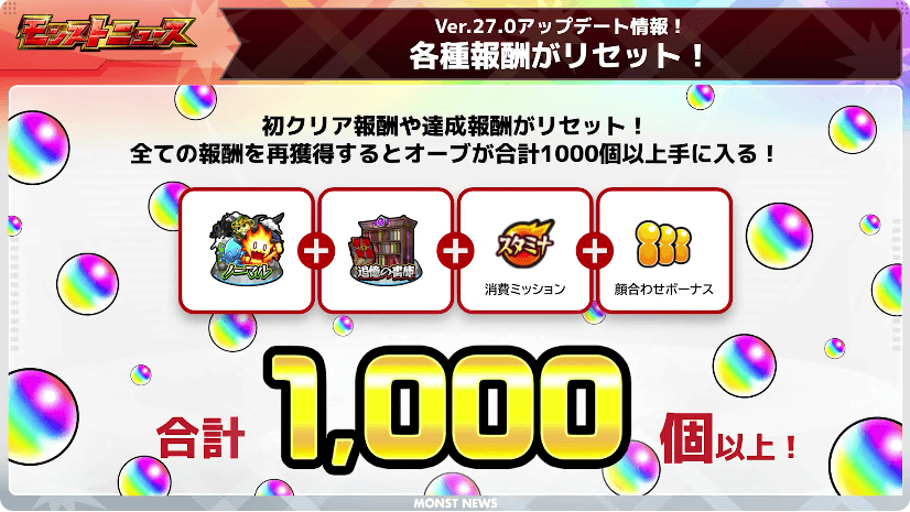 49各種報酬がリセット