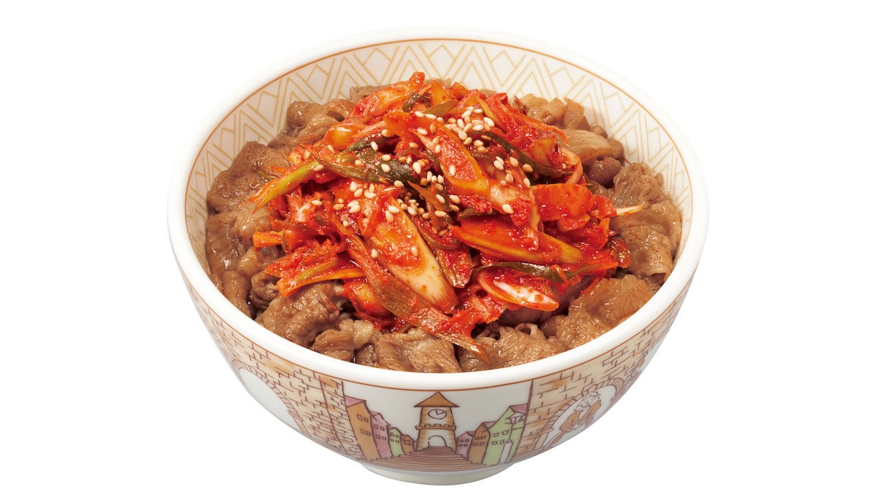 【すき家】辛さと心おどる旨さのシャキシャキ食感! 「ねぎキムチ牛丼」10/17より期間限定復活!
