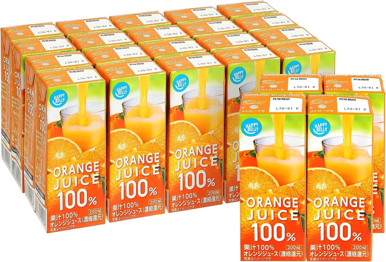 オレンジ ジュース 100%
