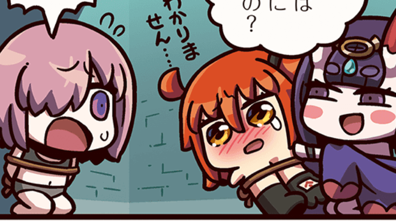 【FGO】ほぼ裸のマシュと女主人公がメンタルブレイク……!? ますますマンガで分かるFGO327話