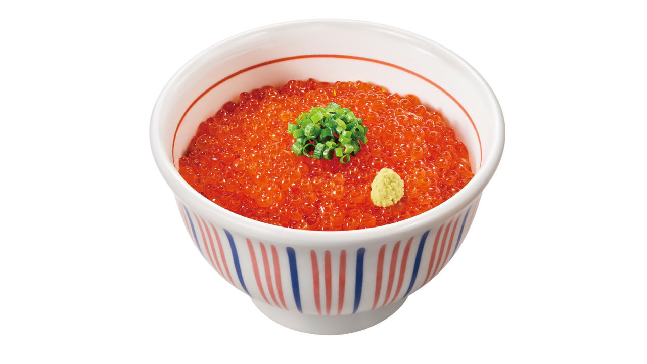 【なか卯】並盛の3倍の天然いくら! 迫力満点な豪快盛も! 「天然いくら丼」12/6より登場!