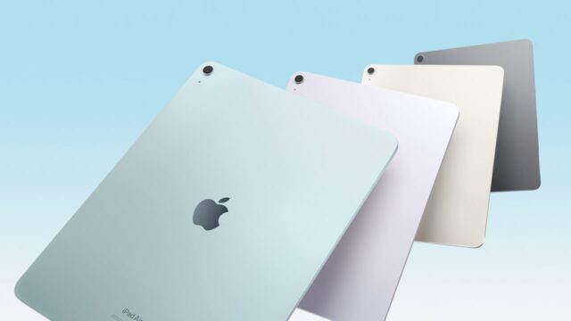 新型iPad Airは4色展開！　ブルー、パープル、スターライト、スペースグレー！