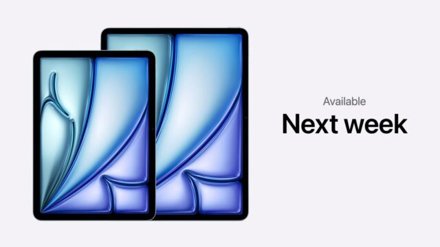 アップル新型iPad Airは来週発売。価格は11インチが599ドル、13インチが799ドルから