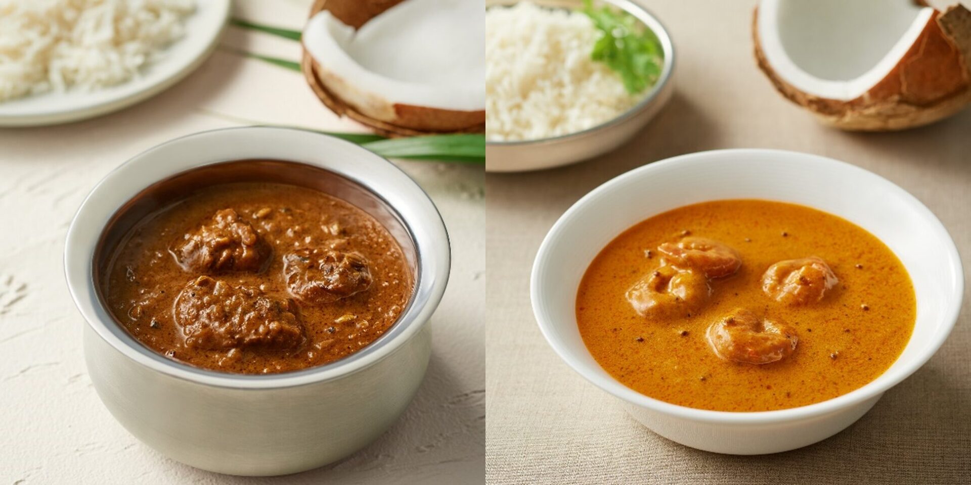 無印良品、本格派インドカレー2種「ローストチキン」と「ローストプラウン」を5月21日発売