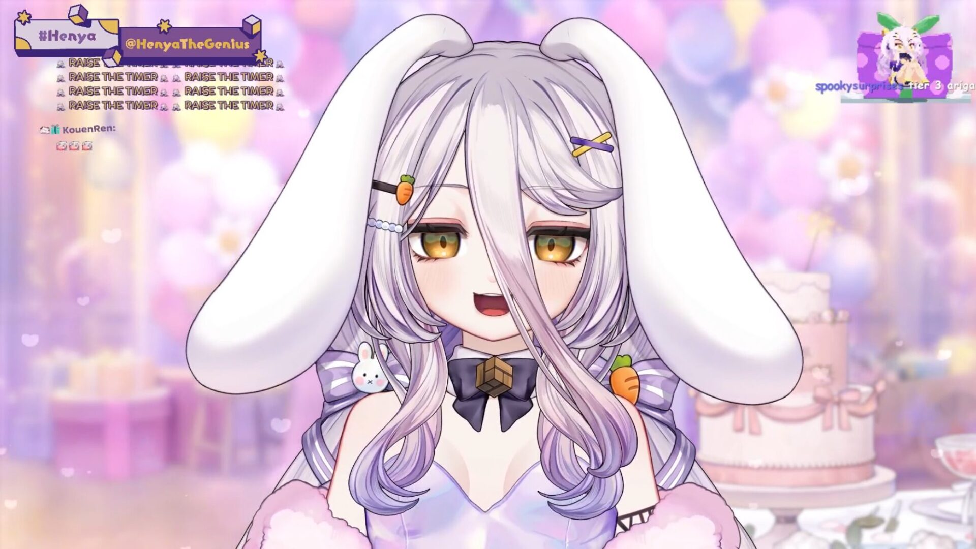 VShojo所属「Henya」デビュー2周年記念バニースーツ衣装公開！　限定グッズも発売中