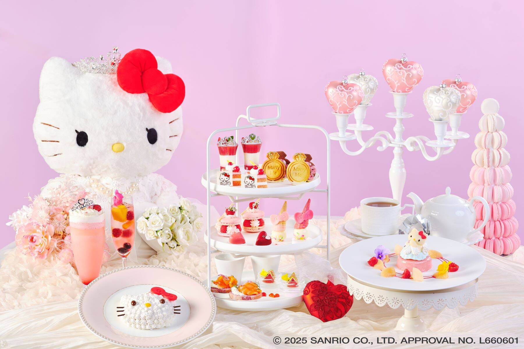 ハローキティと楽しむ『プリンセスアフタヌーンティー』、全国7都市で7月1日から期間限定開催！