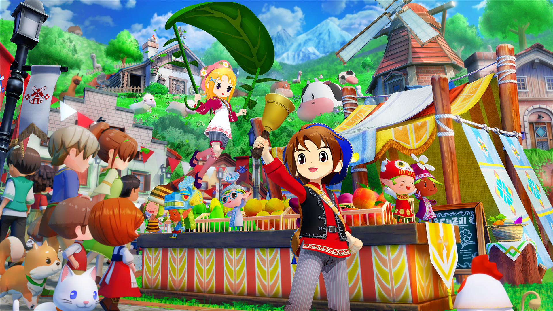 『牧場物語 Let’s！風のグランドバザール』住人の「おねがい」システム詳細公開、山下大輝さんの先行プレイ映像も
