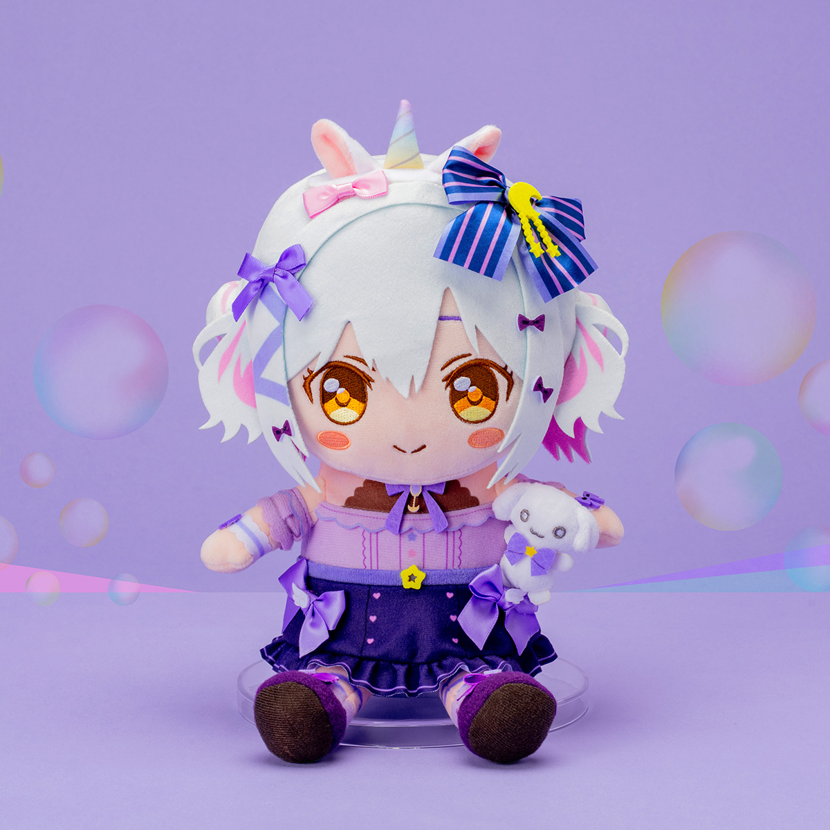 男の娘VTuber犬山たまきがユニコーン衣装でぬいぐるみ化。6月1日より予約開始