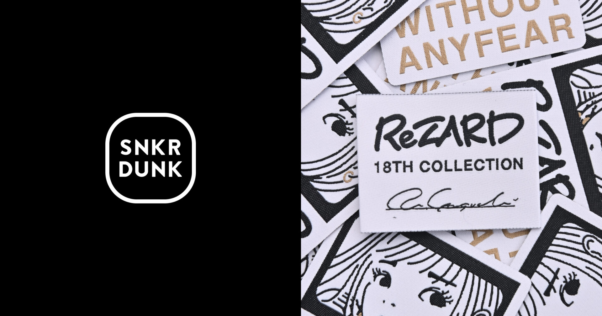 YouTuberヒカルのブランド「ReZARD」と山口真人がコラボレーション。スニダン限定で6月21日に発売