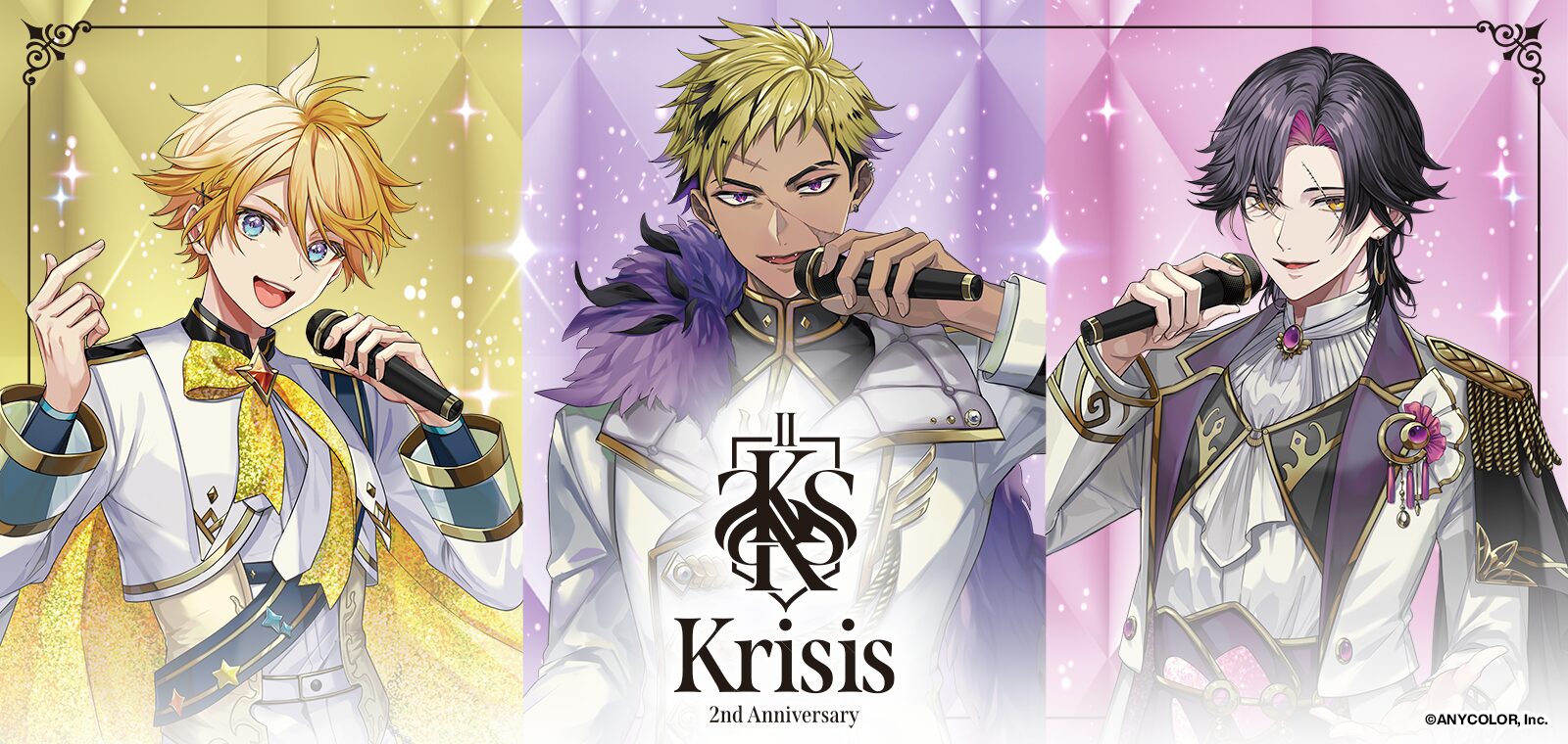NIJISANJI EN「Krisis」2周年記念グッズが全世界販売開始、アイドル衣装の特別イラスト使用