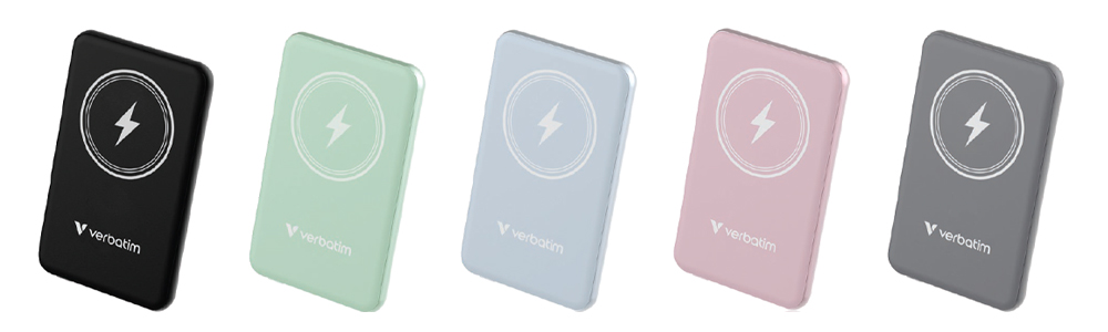 バーベイタム、MagSafe対応15Wワイヤレス充電機能搭載の薄型モバイルバッテリーを発表