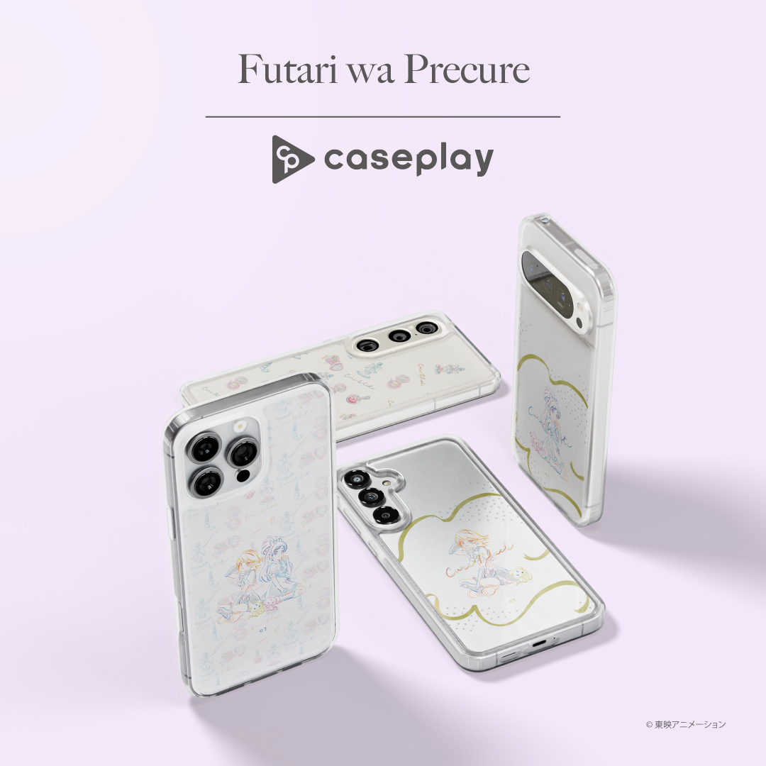 caseplayから「ふたりはプリキュア」スマホアクセサリーが登場、130機種以上で11アイテム展開