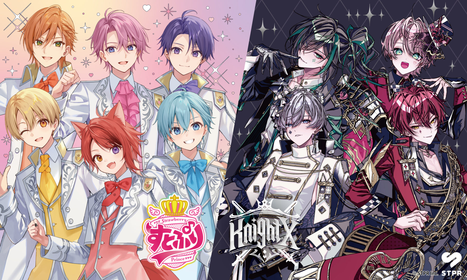 「すとぷり」と「騎士X – Knight X -」のPOP-UPストアが6月26日から大阪・イオンモール大日で開催決定