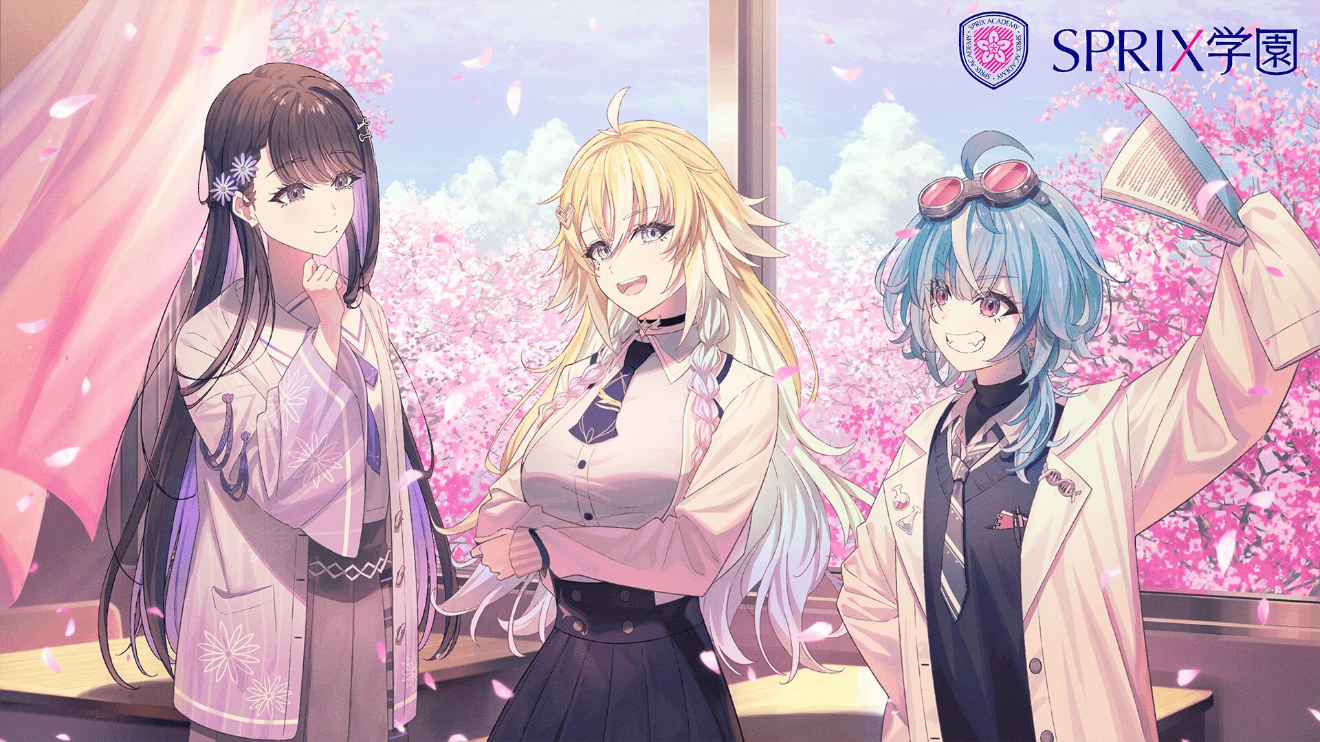 学習塾スプリックス公式VTuber『SPRIX学園』が7月26日デビュー！　ボンボンTVとクイズ企画で配信開始