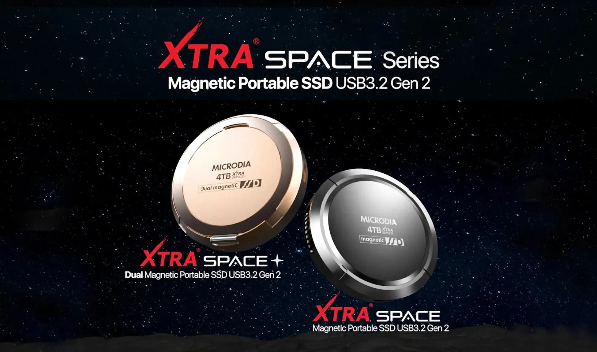 iPhone 16対応の磁気SSD『XTRA SPACE』シリーズが国内の販売を開始、最大4TB・2,000MB/sの高速転送を実現