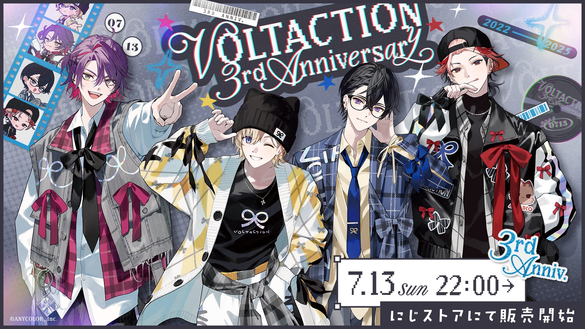 にじさんじ「VOLTACTION 3rd Anniversary」グッズ、オフィシャルストアで販売開始