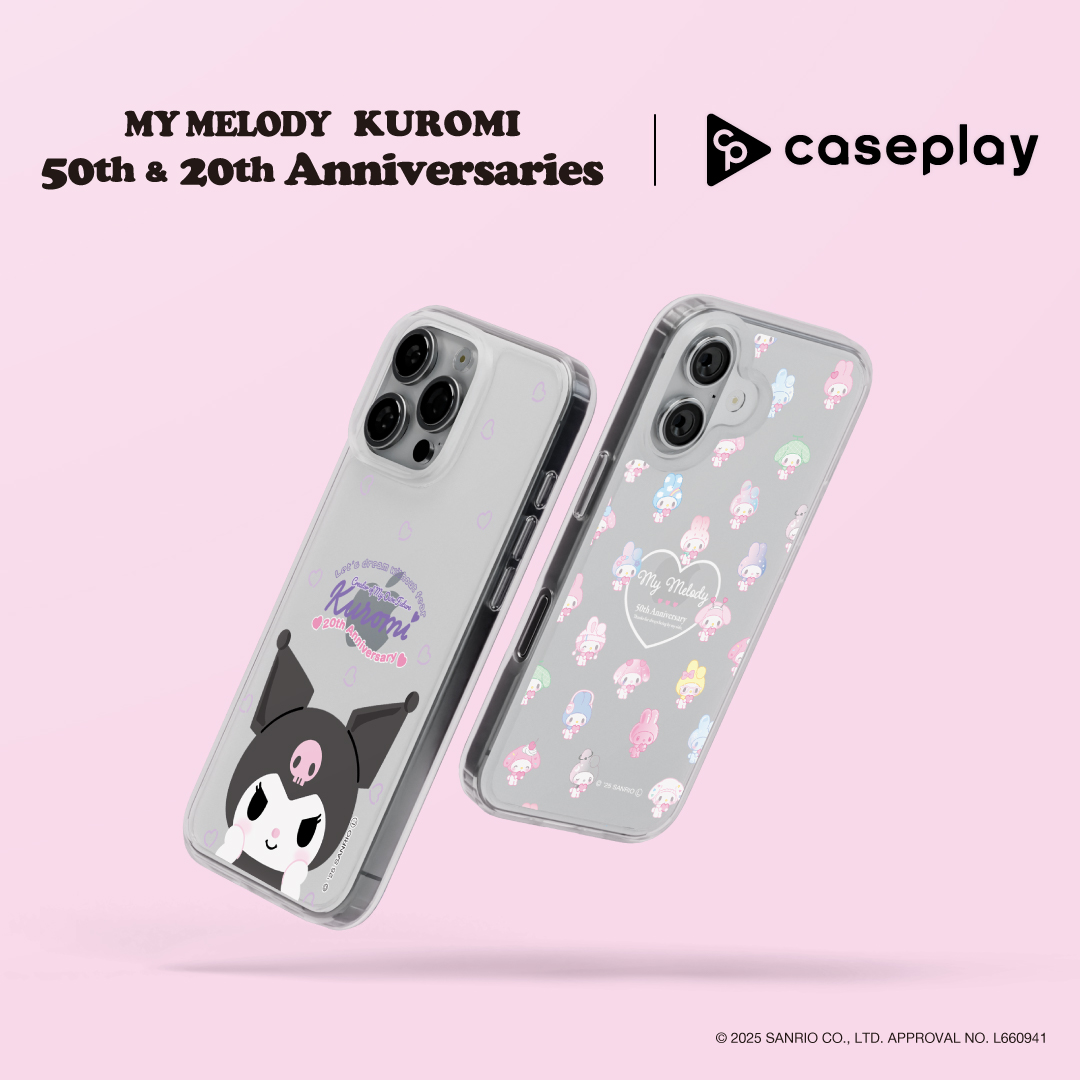 マイメロディ50周年×クロミ20周年記念！　caseplayから限定スマホケースが138機種で登場