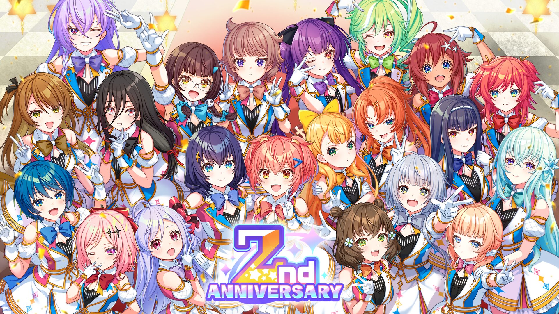 リズムゲーム『ワールドダイスター 夢のステラリウム』2周年記念イベント発表！　最大200連無料ガチャと新ストーリー追加