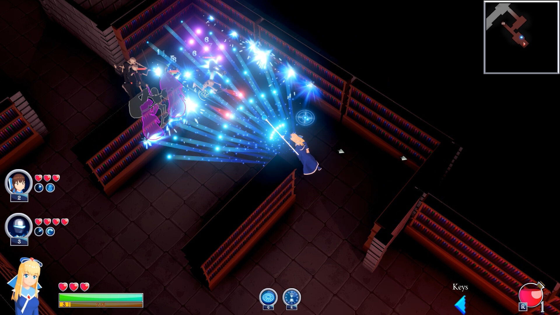 剣と連弩で武装した魔法少女が活躍！　弾幕RPG『Marmoreal』がSteamサマーセールで50％オフ