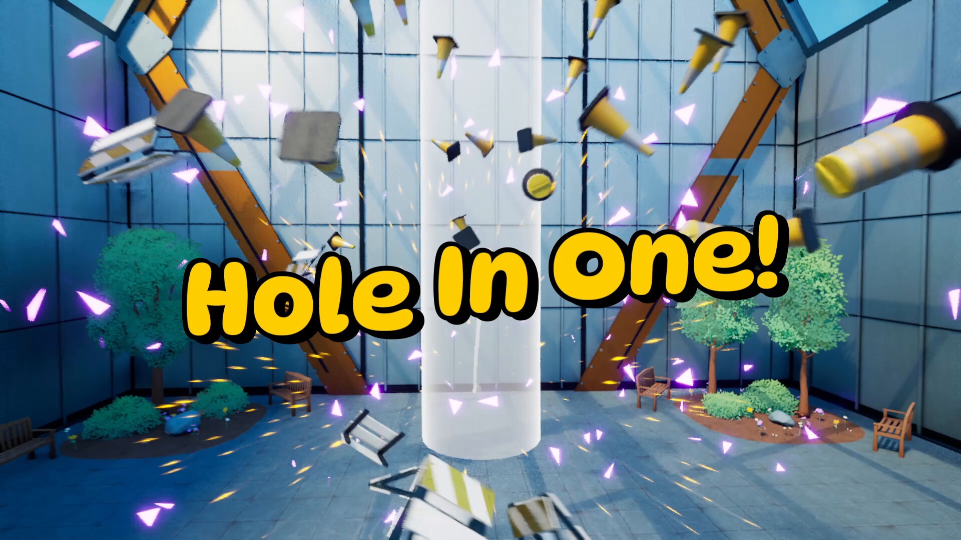 物理パズルゴルフ『Grippy Golf』がSteamサマーセールで35％オフ。物がくっつくボールでホールインワンを目指す3Dプラットフォーマー