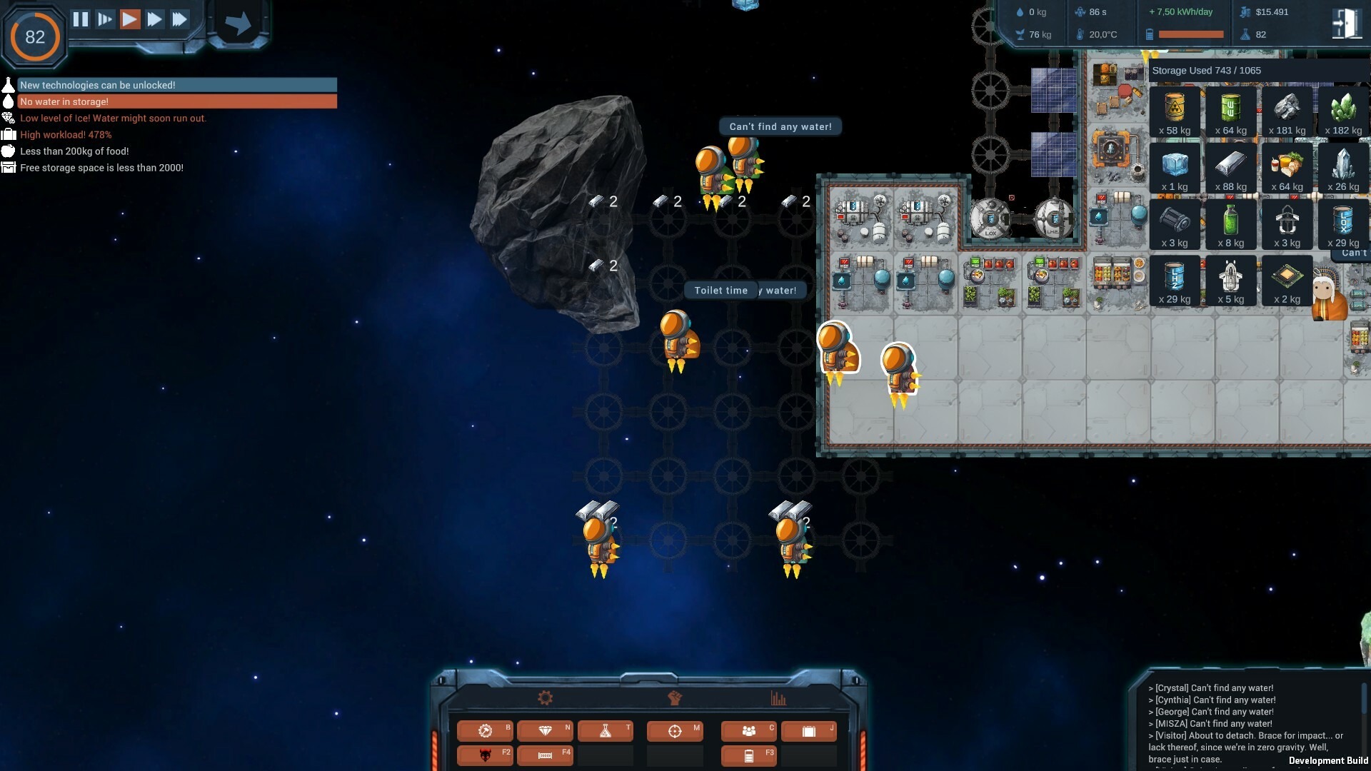 宇宙ステーション建設シミュレーション『Space Architect』がSteamサマーセールで62％オフ。採掘・建設・取引で13億ドルの借金を完済せよ