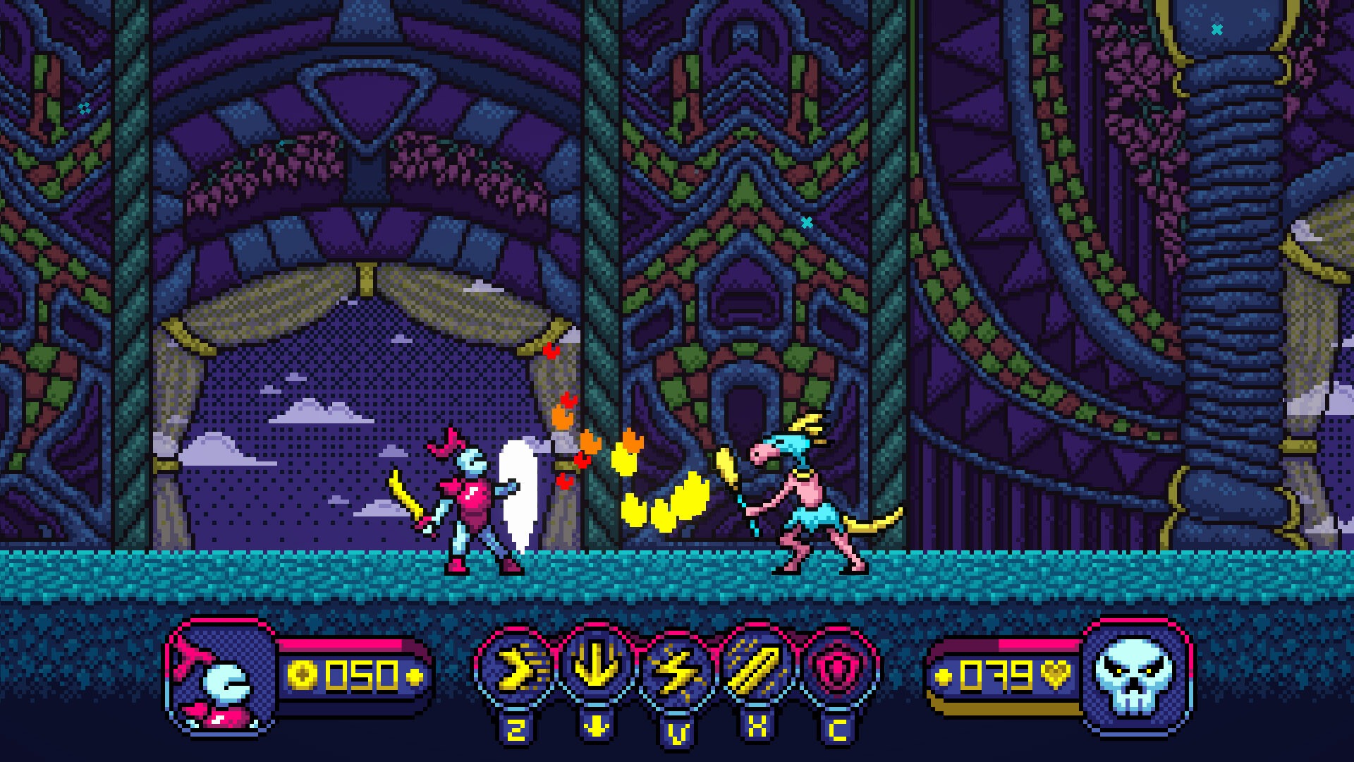 ピクセルアート騎士アクション『Tiny Pixels Vol. 2 – Stormy Knights』がSteamで配信開始。お姫様救出の横スクロールアクション