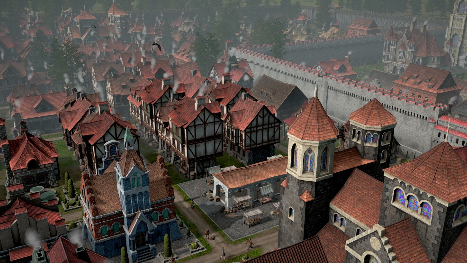 中世都市建設ストラテジー『Feudal Baron: King’s Land』がSteamサマーセールで80％オフ。小さな集落を中世の町へと発展させる街づくりゲーム