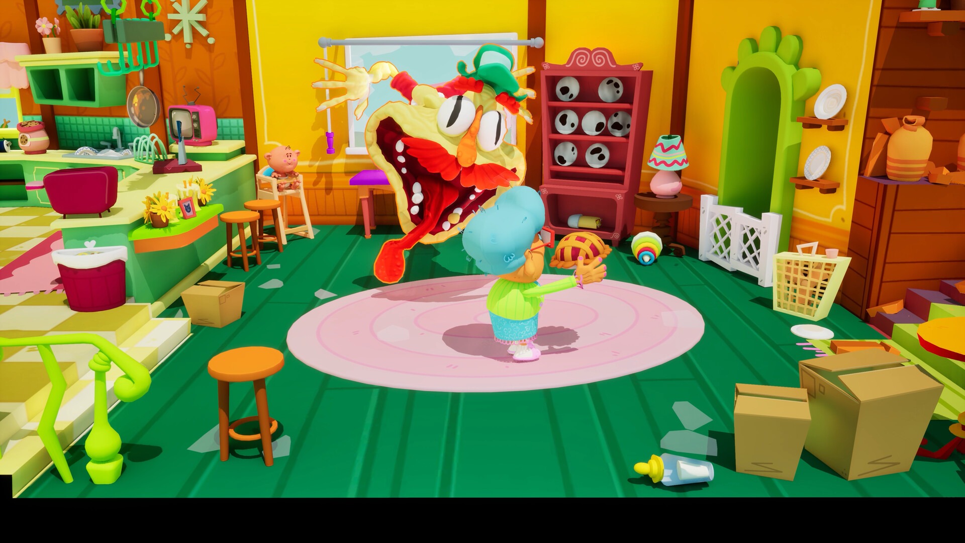 日常の家事が奇妙なミニゲームに変わるコメディアクション。カオスなおばあちゃんアドベンチャー『Grandma, No!』がSteamサマーセールで33％オフ！