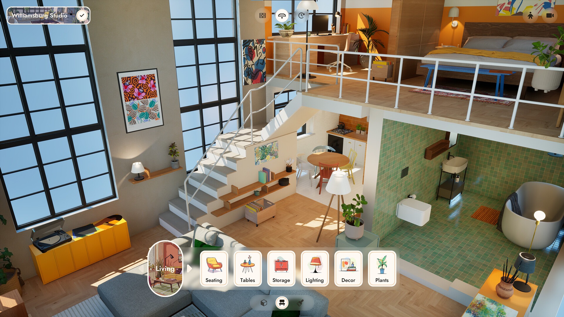 美しいアパートデザインを楽しむ『Small Spaces』がSteamサマーセールで20％オフ。リラックスしながら理想の住空間を作り上げる建築シミュレーション