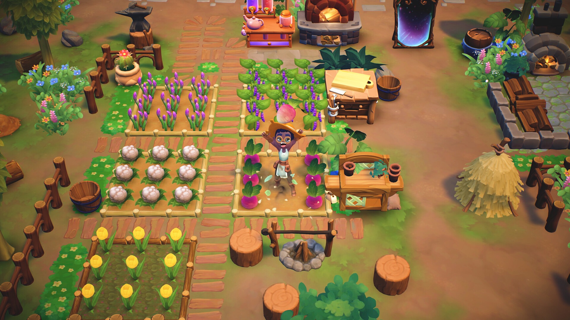魔法の農場シミュレーター『Fae Farm』がSteamサマーセールで50％オフ！　最大4人協力プレイで魔法の世界を冒険しよう