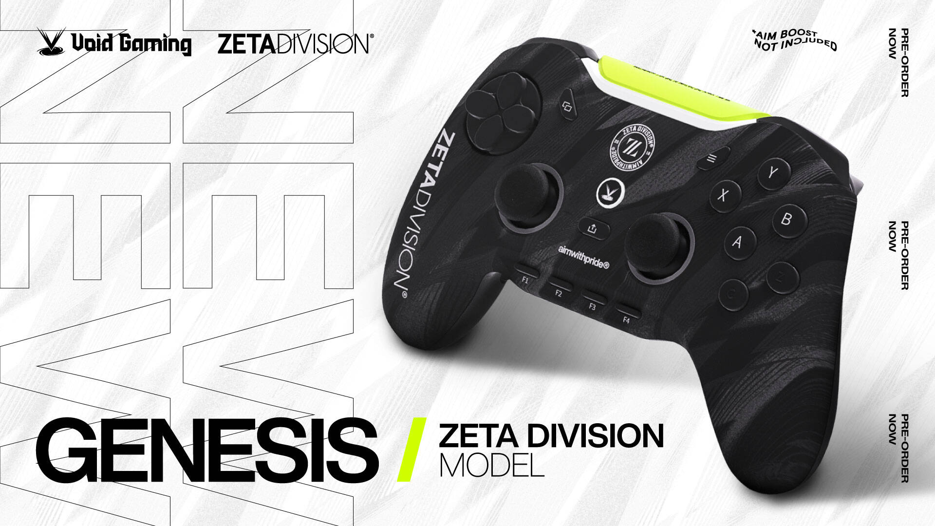 ZETA DIVISION×Void Gaming コラボコントローラー『GENESIS』予約開始、スポンサー契約も締結