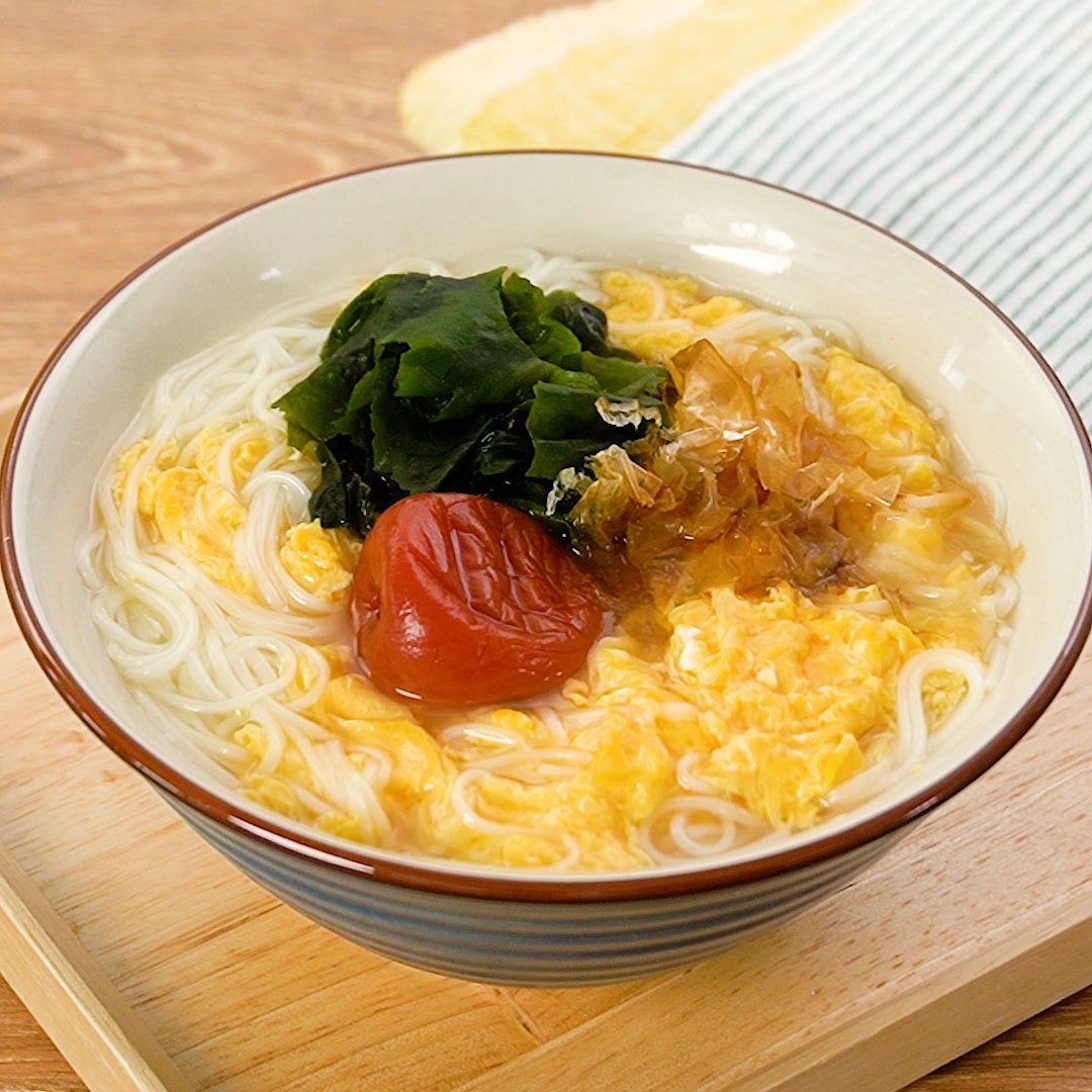記事画像10: そうめんとおかずの盛り合わせ