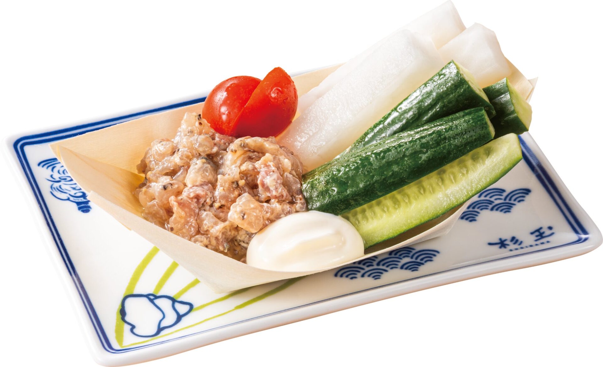 記事画像8: 小皿に盛られた海産物と野菜の料理