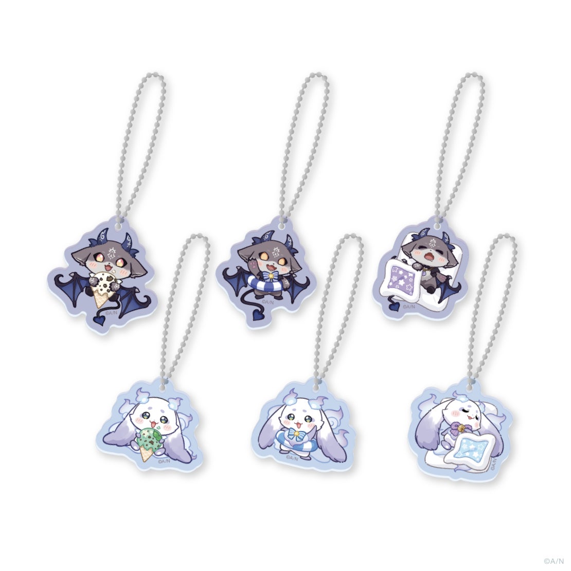 記事画像7: キャラクターアクリルキーホルダー6種セット