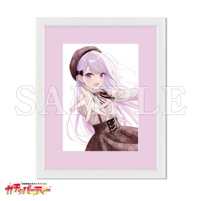 記事画像2: アニメ風のイラストが額縁に入った商品画像。アニソンキャラのイラスト。