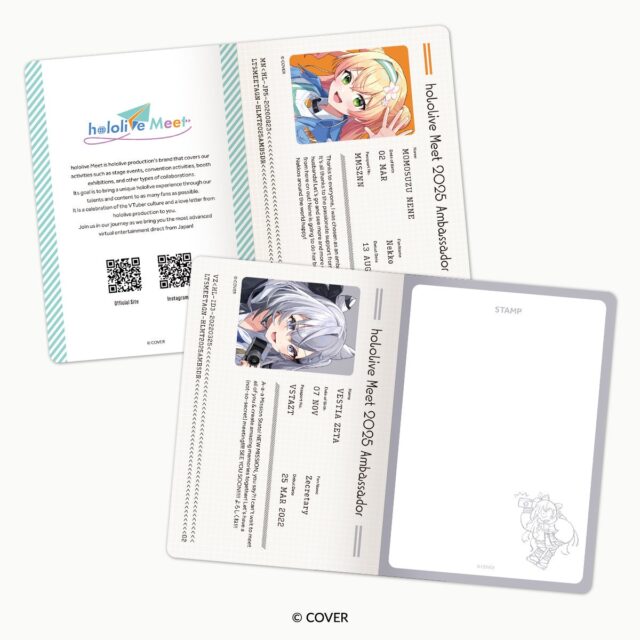 記事画像2: VTuberグループ「ホロライブ」のファンイベント「hololive Meet 2025 Ambassador」のパンフレット。