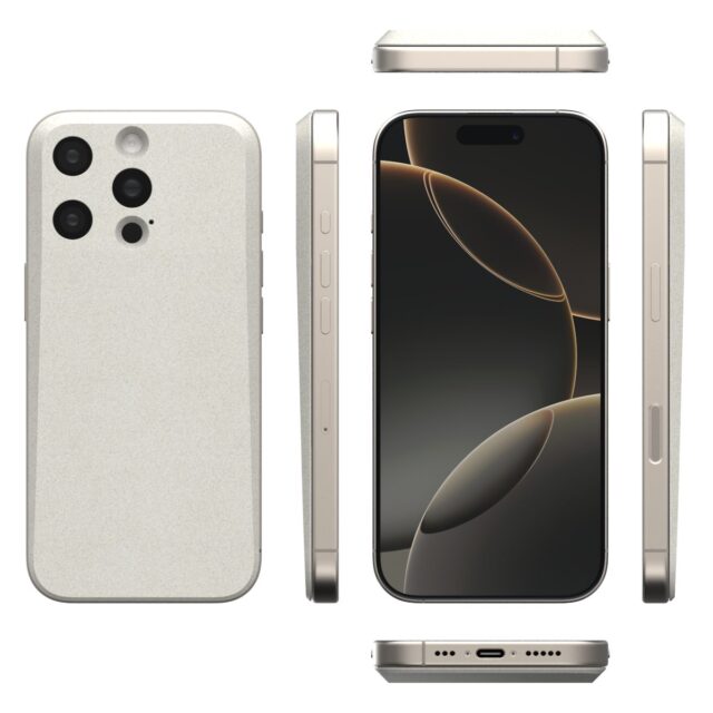 記事画像10: iPhoneの前面、背面、側面、底面のレンダリング画像