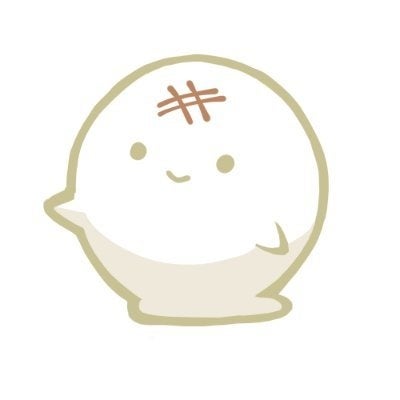 記事画像3: かわいらしい、頭にバツ印がついた白い丸いキャラクター