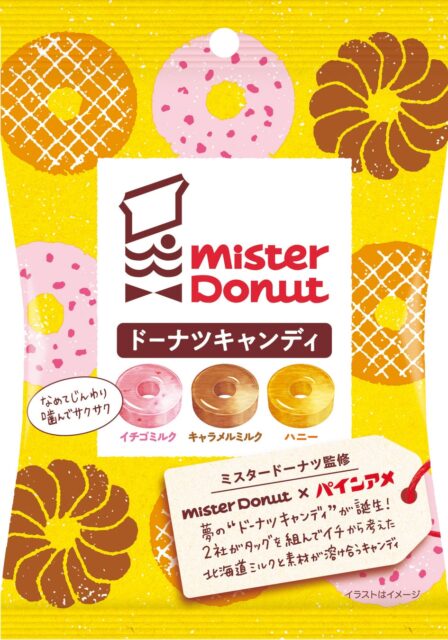 記事画像2: ミスタードーナツ監修のドーナツキャンディのパッケージ