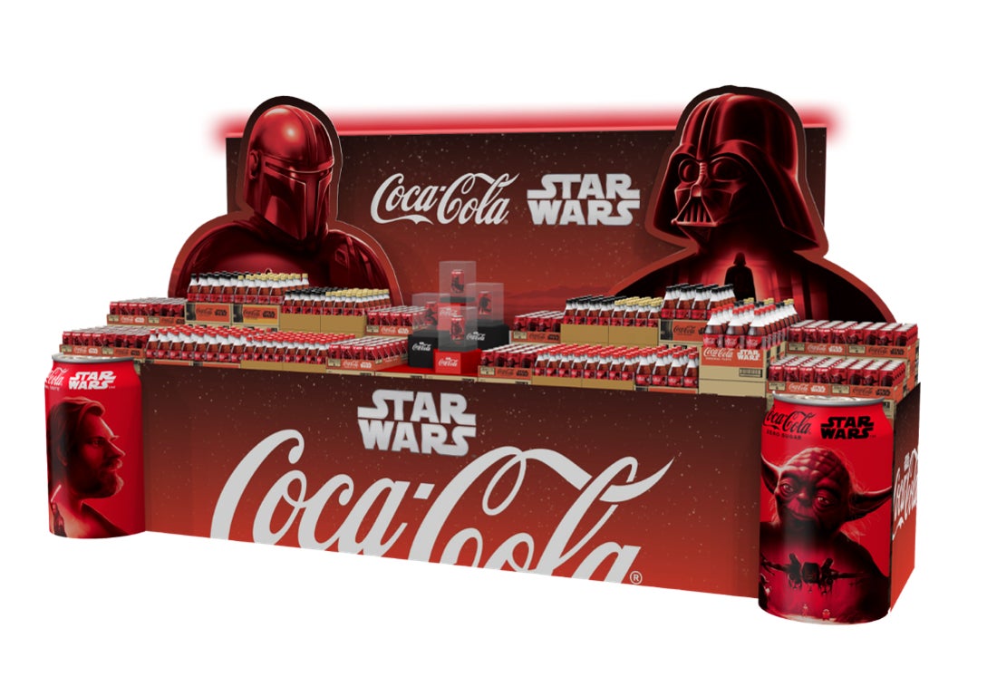 記事画像7: コカ・コーラとスター・ウォーズのコラボレーション販促ディスプレイ