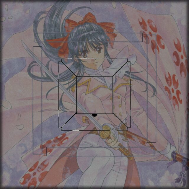 記事画像5: アニメ調の女性キャラクターが刀を構えるイラスト
